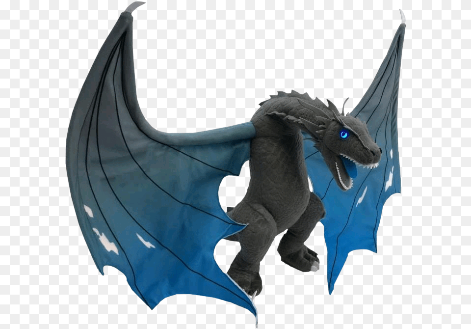 Game Of Thrones Icy Viserion 19u201d Plush With Light Up Eyes Plush Dragon, Animal, Dinosaur, Reptile Free Transparent Png