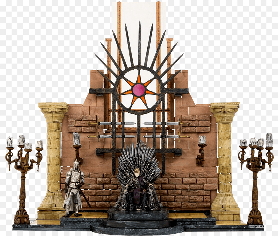 Game Of Thrones Iron Throne Room Building Set Game Of Thrones Building Sets, Altar, Prayer, Furniture, Church Png Image