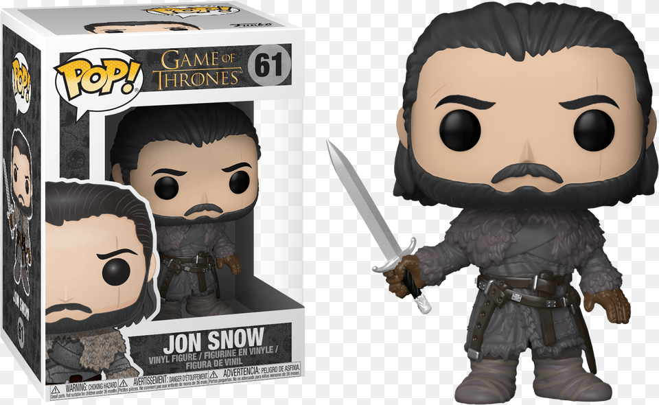 Game Of Thrones Jon Snow Funko, Baby, Person, Knife, Weapon Free Png