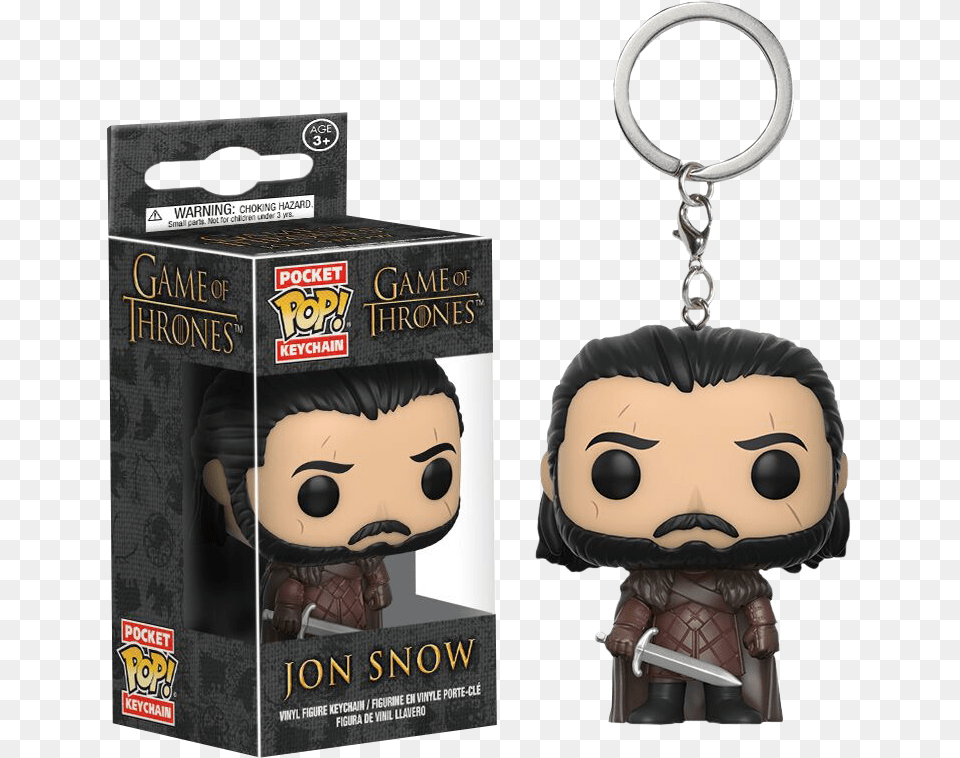 Game Of Thrones Jon Snow Funko Pop Keychain, Baby, Person, Face, Head Free Transparent Png