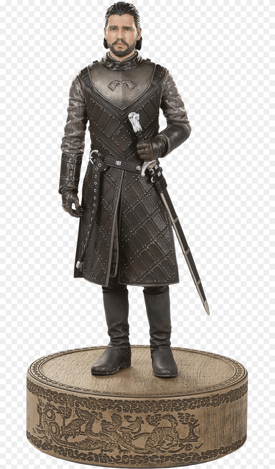 Game Of Thrones Jon Snow Premium 10u201d Figure By Dark Horse Game Of Thrones Dark Horse, Adult, Male, Man, Person Png Image