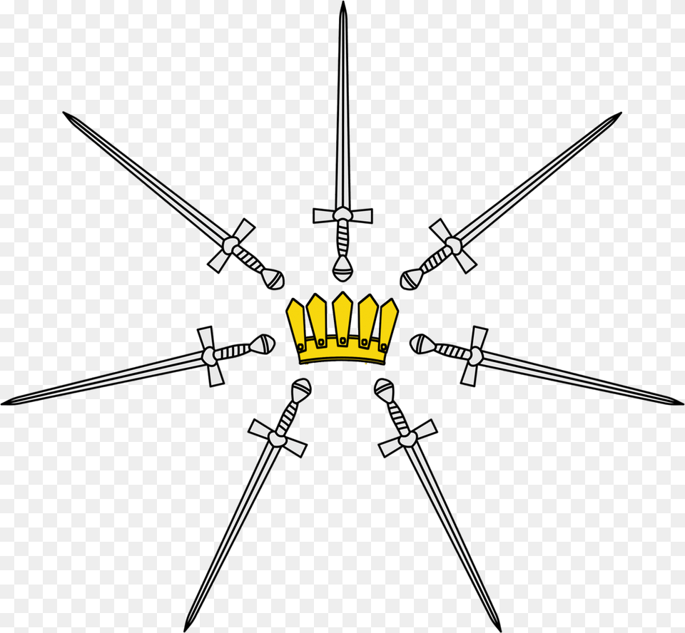 Game Of Thrones Kingsguard Logo, Blade, Dagger, Knife, Weapon Png Image