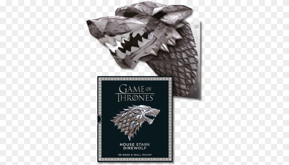 Game Of Thrones Mask House Stark Direwolf Wintercroft Game Of Thrones, Advertisement, Poster Free Transparent Png