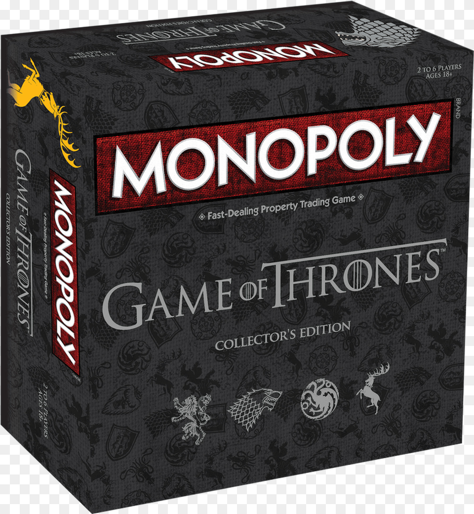 Game Of Thrones Monopoly Collectoru0027s Edition Murchou0027s Movies Monopoly Game Of Thrones Edition Review, Book, Publication, Box Free Transparent Png