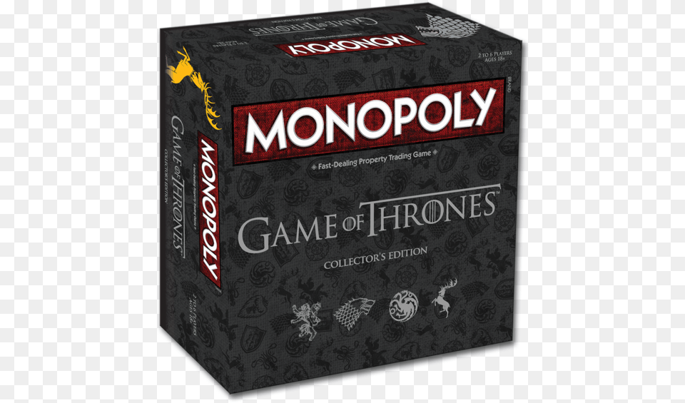 Game Of Thrones Monopoly Game Of Thrones Monopoly Deluxe Edition, Book, Publication, Box Png Image