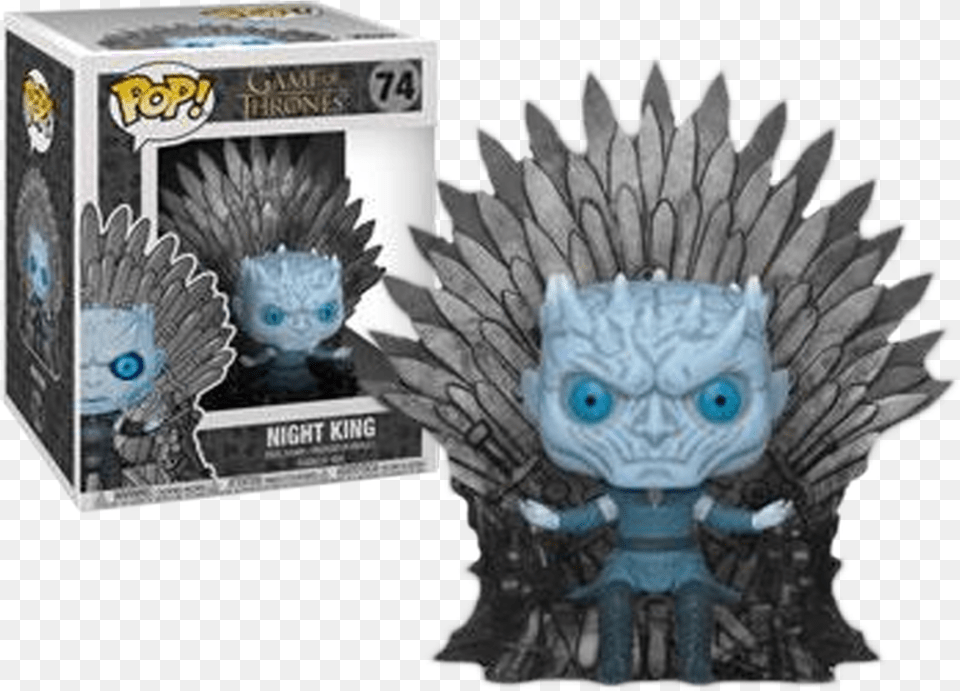 Game Of Thrones Night King On Iron Throne Deluxe Pop Pop Figures Game Of Thrones, Toy, Plush, Baby, Person Png