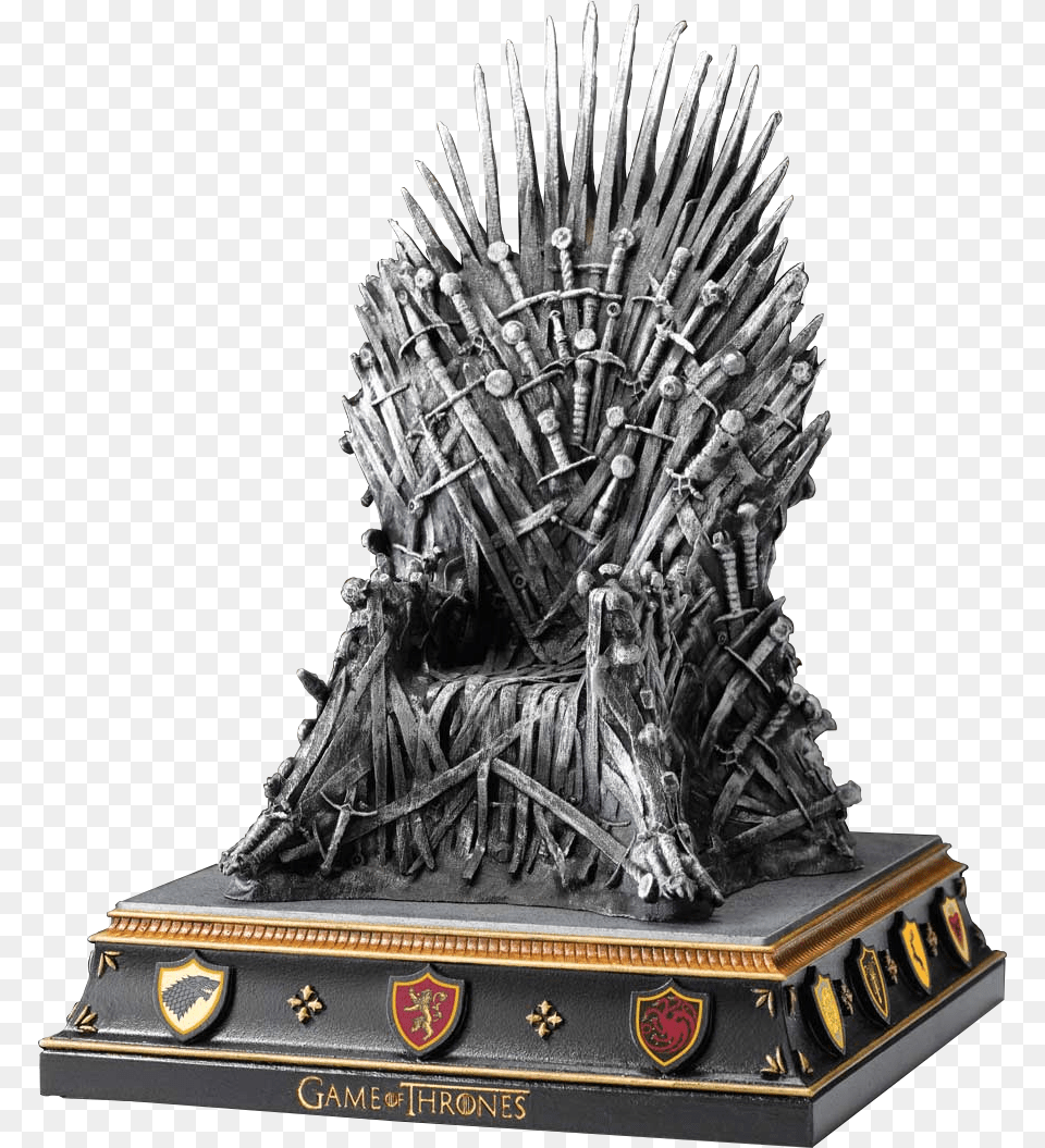 Game Of Thrones Noble Collection Game Of Thrones Iron Throne Bookend, Furniture Free Png Download