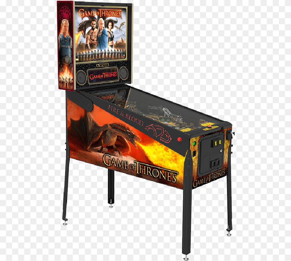 Game Of Thrones Pinball Limited Edition, Arcade Game Machine, Person Png Image