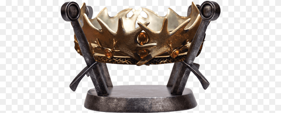 Game Of Thrones Royal Crown Of Robert Baratheon Game Of Thrones Royal Crown Of King Baratheon Replica, Accessories, Bronze, Jewelry Free Png