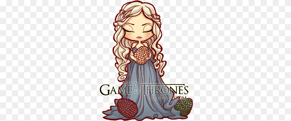 Game Of Thrones Shared Game Of Thrones Daenerys Chibi, Book, Comics, Publication, Adult Free Png