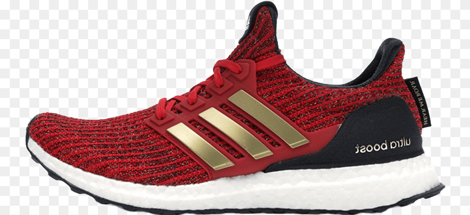 Game Of Thrones X Adidas Ultra Boost Got Ultra Boost House Lannister, Clothing, Footwear, Shoe, Sneaker Free Png