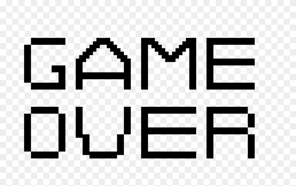 Game Over, Gray Free Transparent Png
