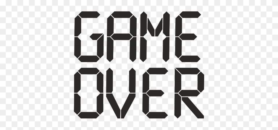 Game Over, Text, Clock, Digital Clock, Home Decor Free Png Download