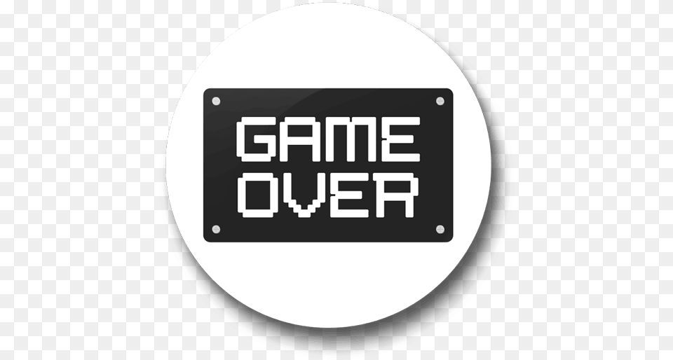 Game Over Badge Game Stickers, Computer Hardware, Electronics, Hardware, Screen Free Png