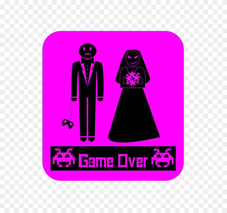 Game Over Boda Clip Arts For Web, Long Sleeve, Sleeve, Clothing, Purple Free Transparent Png