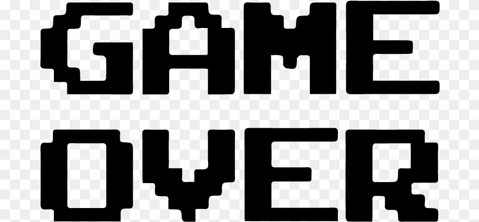 Game Over Graphics, Gray Png