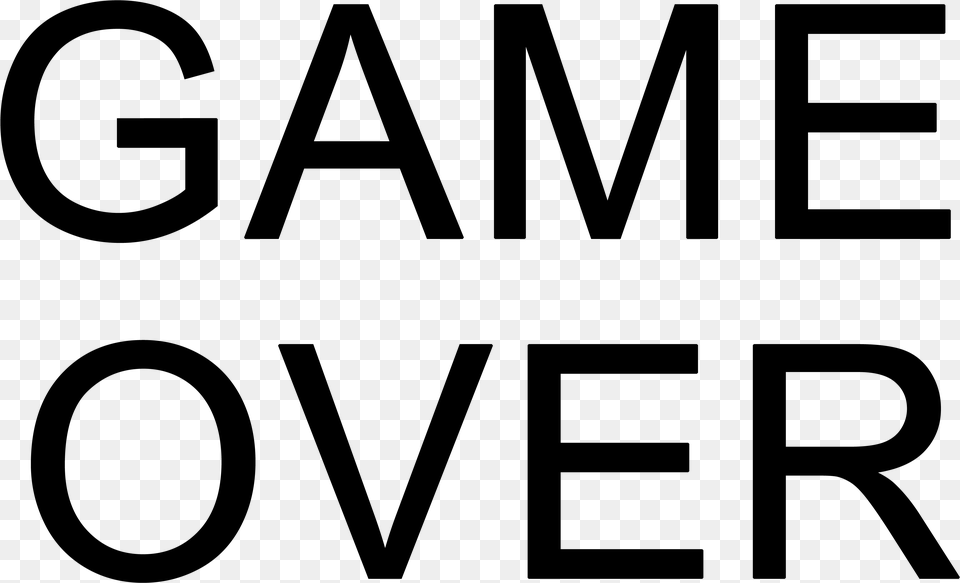 Game Over Invisible Man Ralph Ellison, Gray Png Image