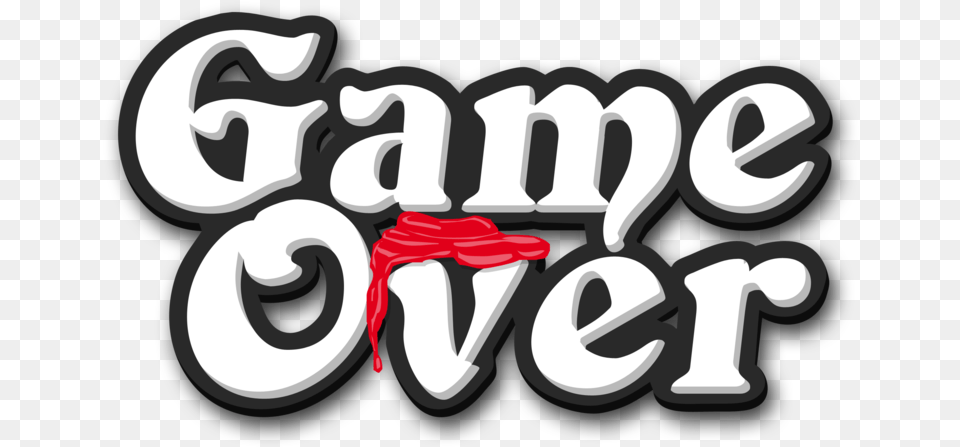 Game Over Logo Game Over, Text, Smoke Pipe, Number, Symbol Free Png Download