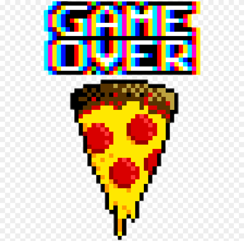 Game Over Perler Beads Glitch Game Over, Art, Graphics Png Image
