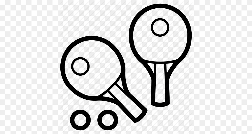Game Pingpong Rackets Set Sport Sporty Icon, Racket Free Png Download