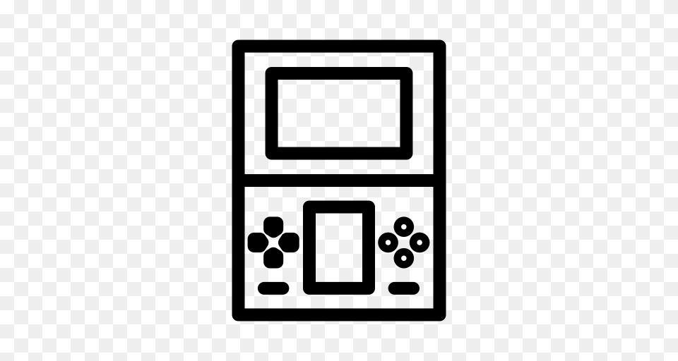 Game Play Icon, Gray Png