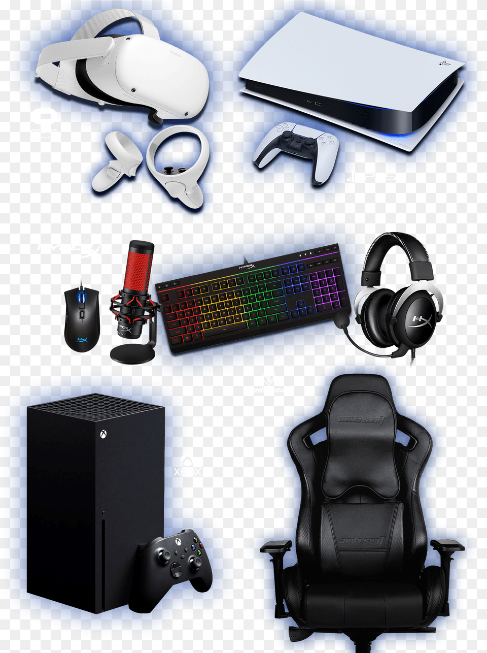 Game Portable, Chair, Electronics, Furniture, Headphones Free Png Download