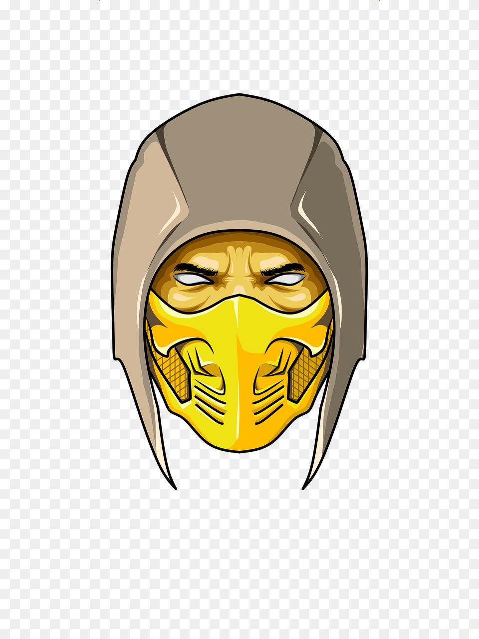 Game Scorpion Mk Scorpions Head Mortal Kombat, Hat, Cap, Clothing, Man Png Image