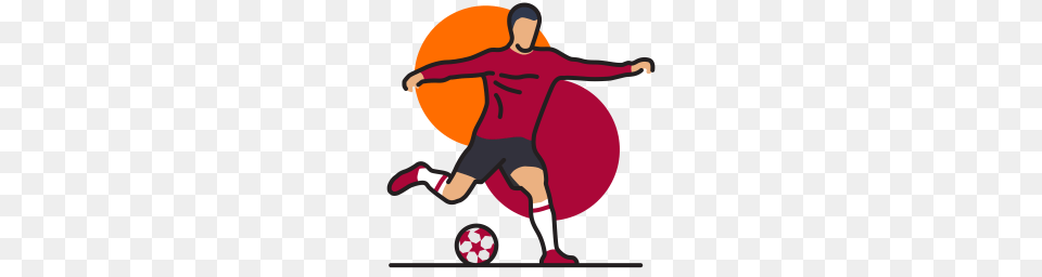 Game Sport Football Kick Ball Goal League Player Icon, Baby, Kicking, Person, Face Free Transparent Png