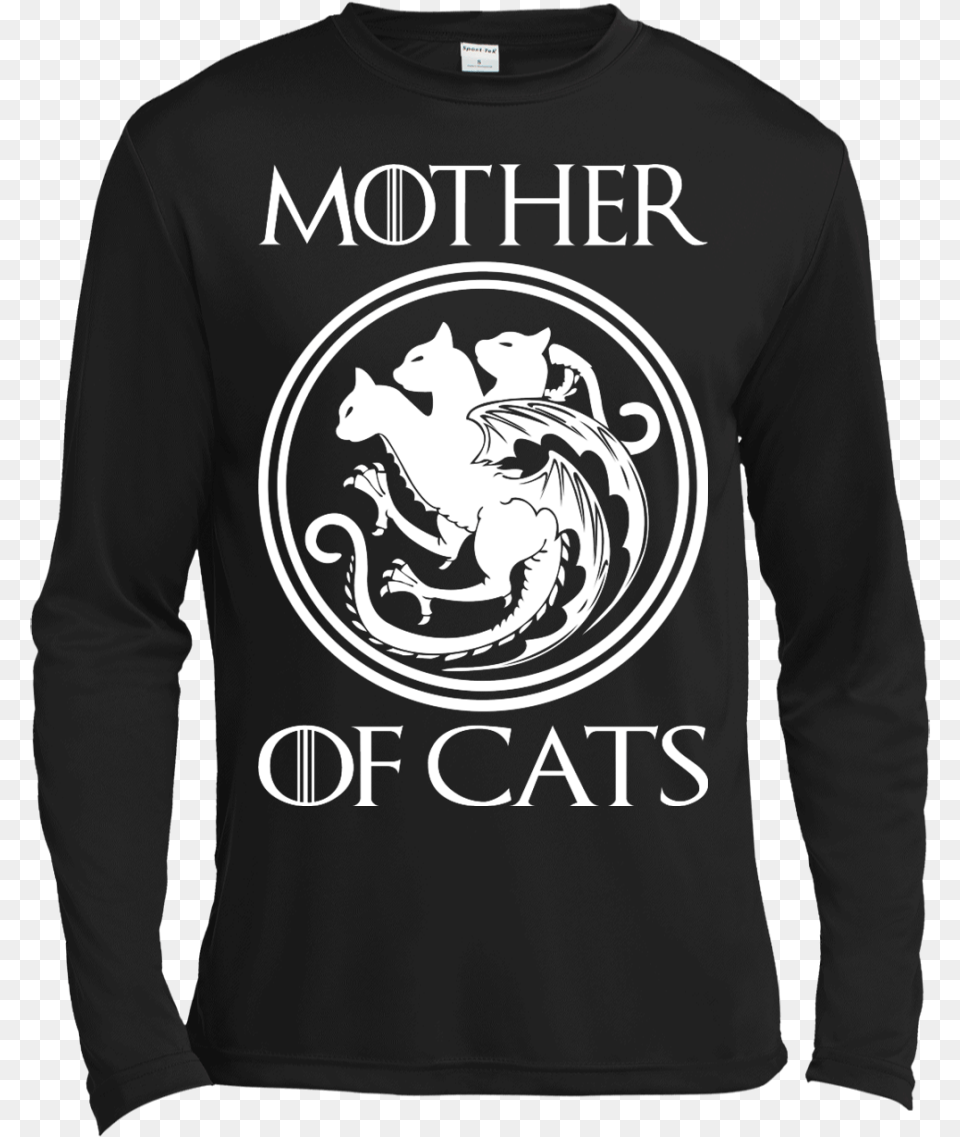 Game Thrones Shirt Hoodie Mother Of Cats Hoodie, Clothing, Long Sleeve, Sleeve, T-shirt Free Png Download