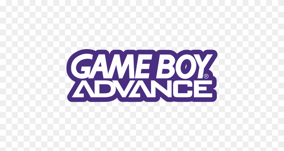 Gameboy Advance Logos, Purple, Logo, Light, Sticker Free Png Download