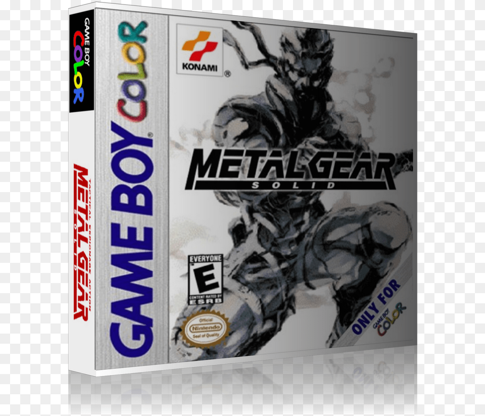 Gameboy Color Metal Gear Solid Game Cover To Fit A Metal Gear Solid Game Boy Color, Book, Publication, Electronics, Hardware Free Png