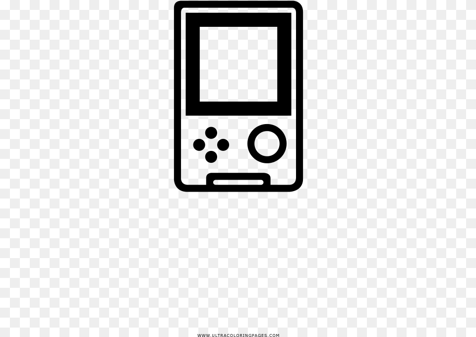 Gameboy Coloring, Gray Free Transparent Png