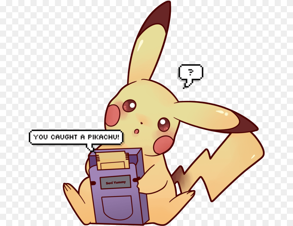 Gameboy Drawing For Download On Pikachu Holding A Book Free Transparent Png