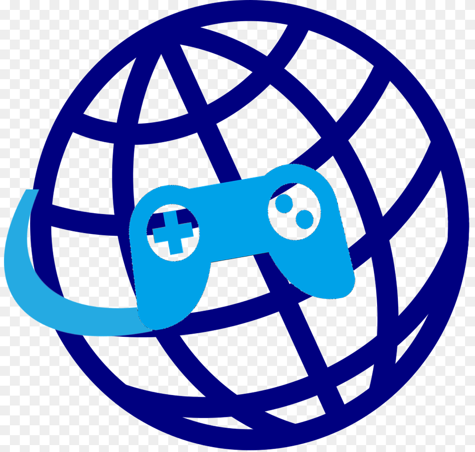 Gamecation Vector Blue Globe, Astronomy, Outer Space, Planet, Sphere Free Png