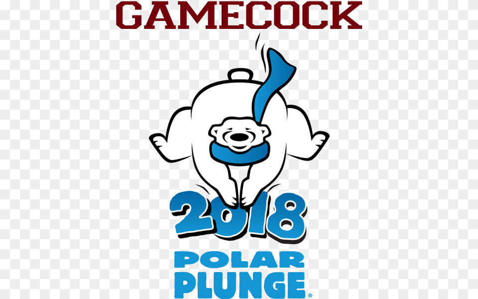 Gamecock Polar Plunge Freezin For A Reason 2018, Advertisement, Poster, Animal, Bear Free Png