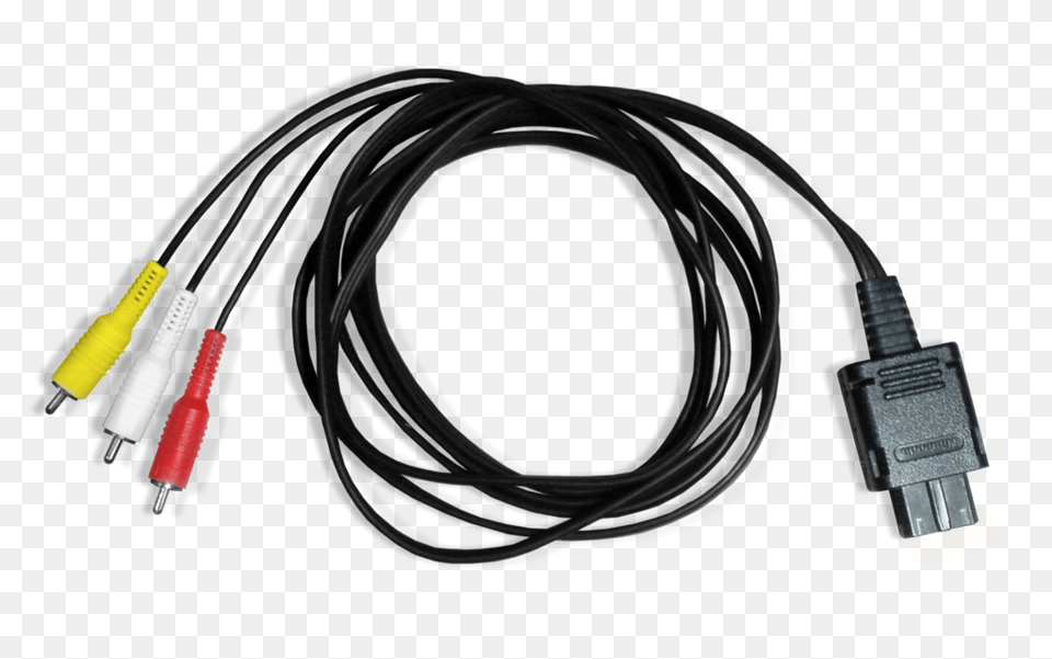Gamecube Composite Cable, Adapter, Electronics Free Png