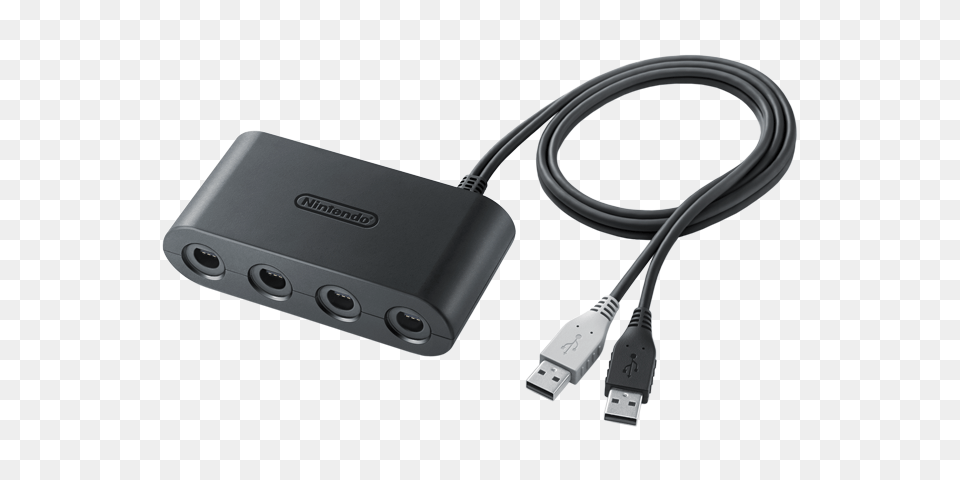 Gamecube Controller Adapter Docks Adapters Accessories, Electronics, Plug Free Png Download