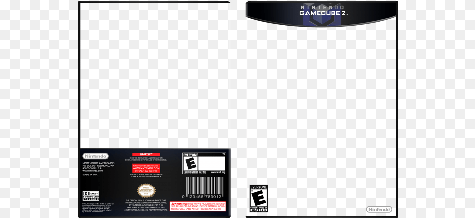 Gamecube Game Cover Template, Computer Hardware, Electronics, Hardware, Screen Free Png