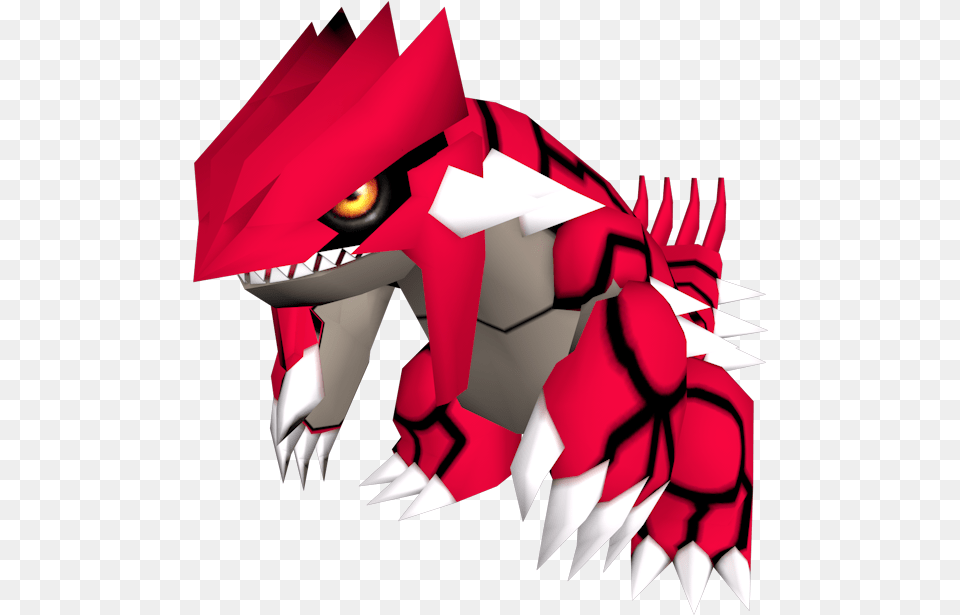 Gamecube Pokmon Colosseum 383 Groudon The Models Pokemon Groudon 3d Model, Electronics, Hardware, Dragon, Person Free Transparent Png