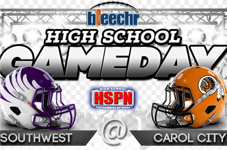 Gameday Southwest Eagles Vs Carol City Chiefs Columbus Panhandles, American Football, Football, Football Helmet, Helmet Free Png Download