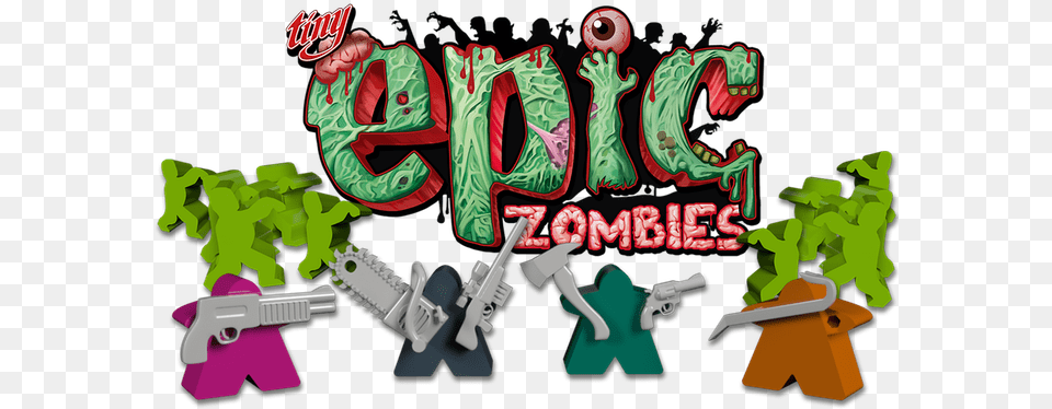 Gamelyn Games And Designer Scott Almes Have Just Launched Tiny Epic Zombies Logo, Gun, Weapon, Firearm Png Image