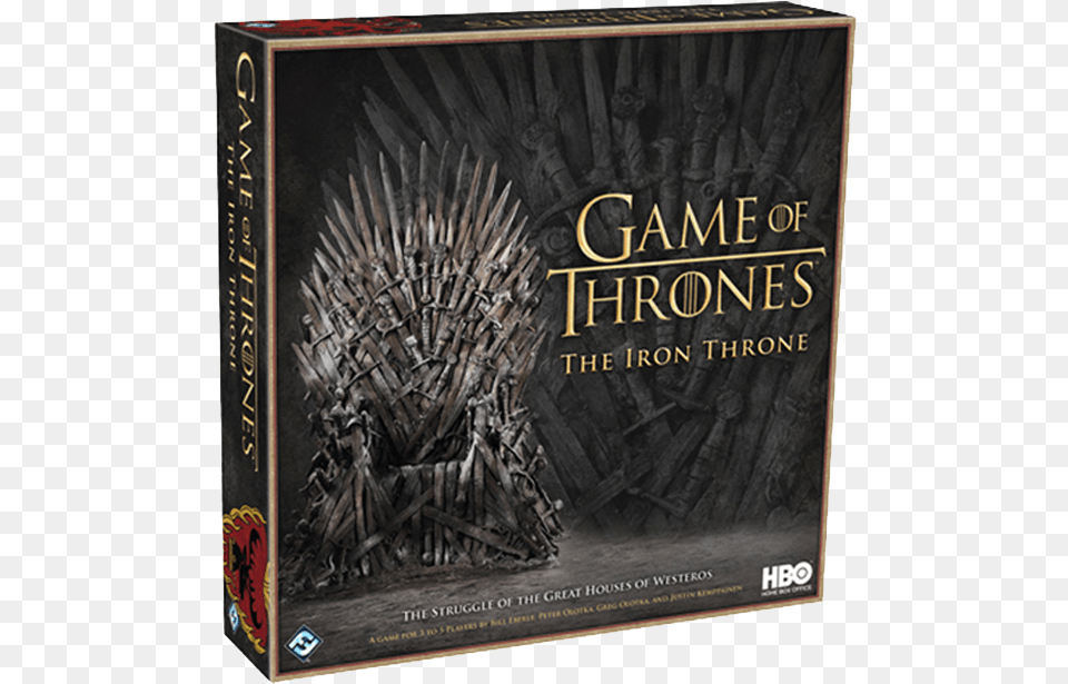 Gameofthrones Iron Throne Board Game, Furniture, Book, Publication Free Png