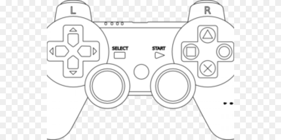 Gamepad Clipart Ps2 Controller Video Game Controller Clip Art, Electronics, Joystick Free Png Download