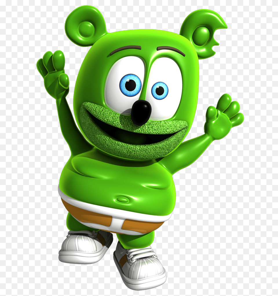 Gamer Bear Image, Green, Mascot, Toy Free Transparent Png