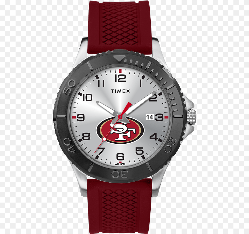 Gamer Crimson San Francisco 49ers Large Timex Group Usa Inc, Arm, Body Part, Person, Wristwatch Free Transparent Png