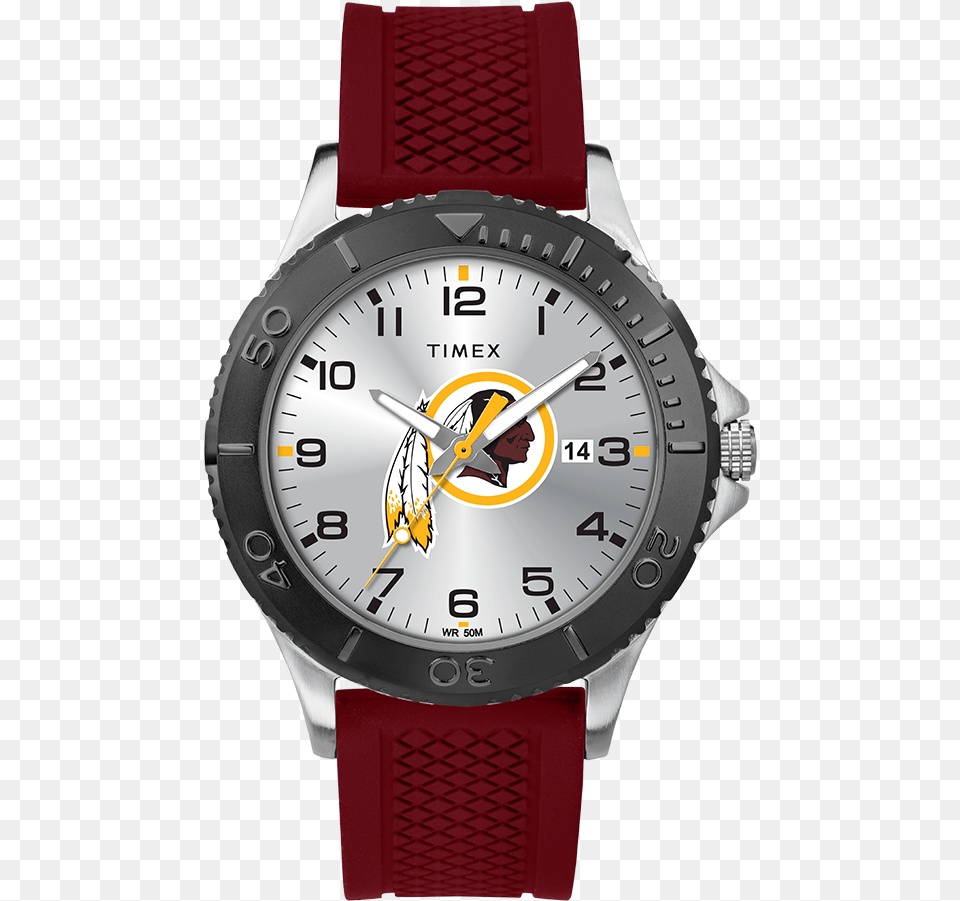 Gamer Crimson Washington Redskins Large Reloj Patriotas, Arm, Body Part, Person, Wristwatch Free Transparent Png