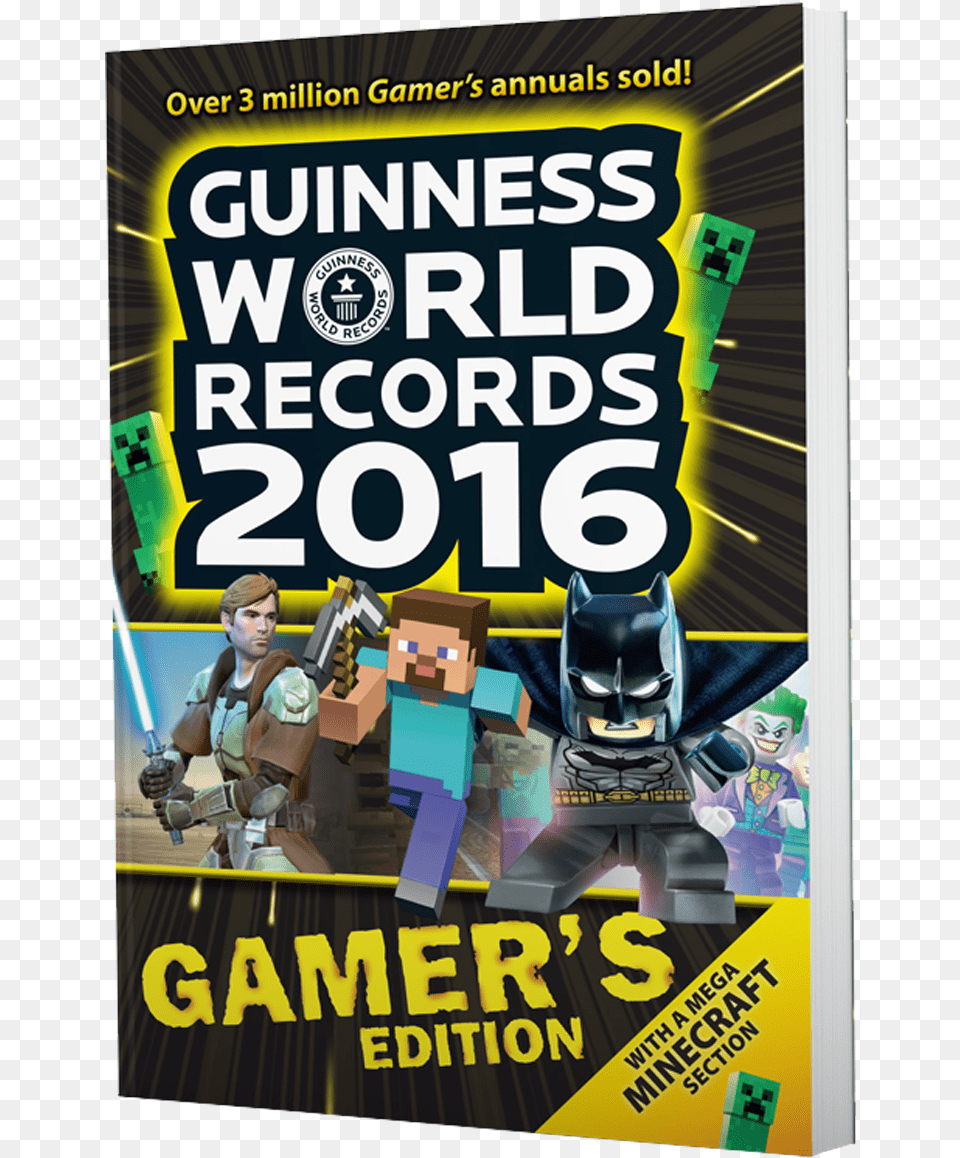 Gamer Edition World Records Book, Advertisement, Poster, Adult, Person Png