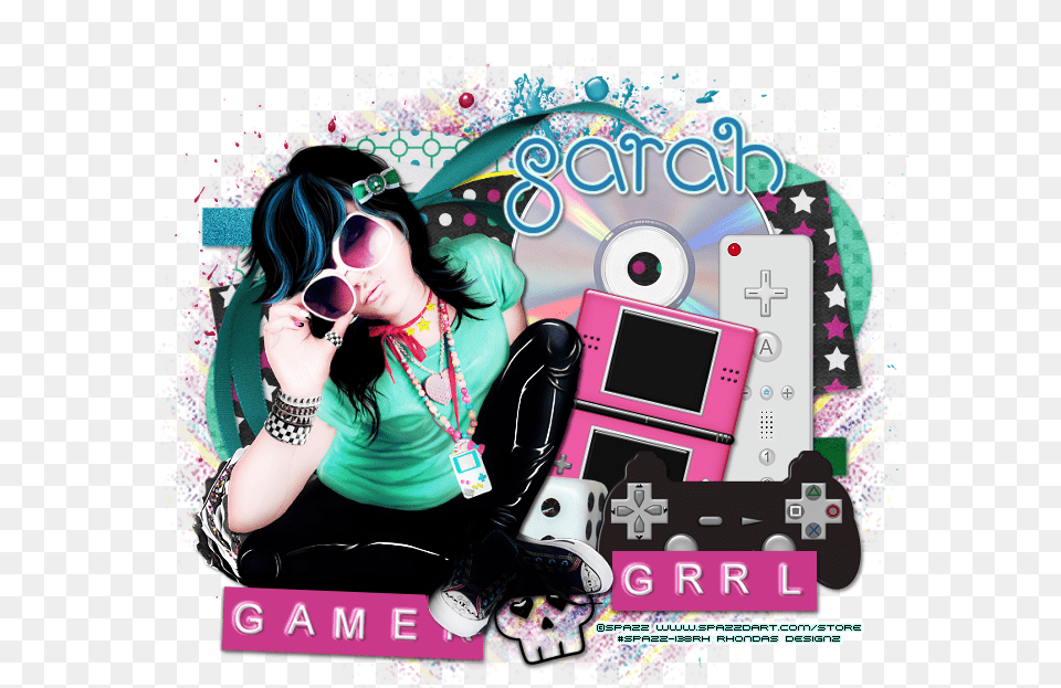 Gamer Girl Ptu Graphic Design, Woman, Adult, Advertisement, Poster Png Image