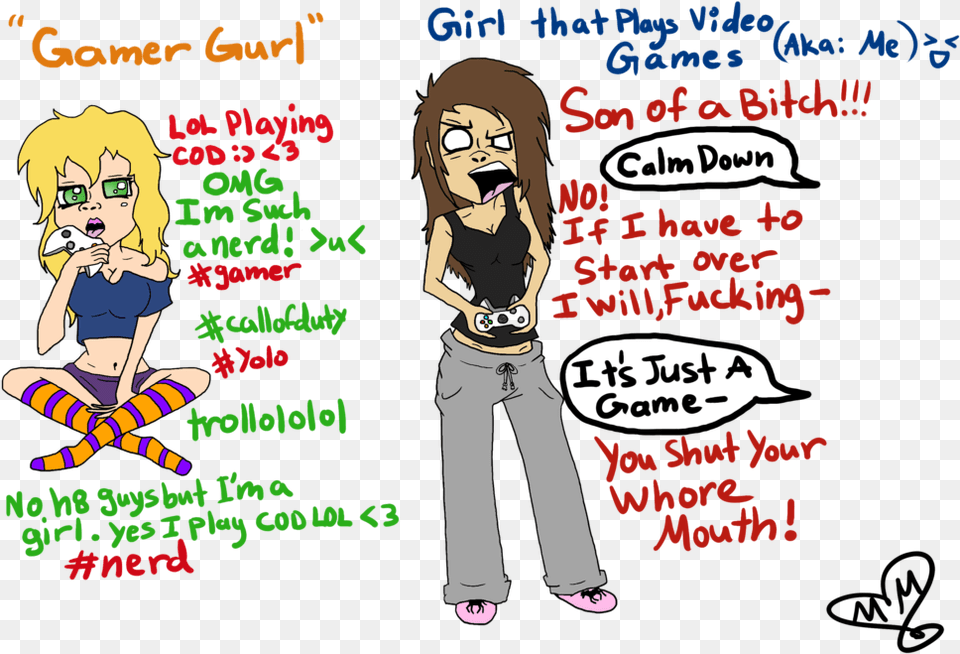 Gamer Girls Vs Me, Book, Comics, Publication, Baby Free Png