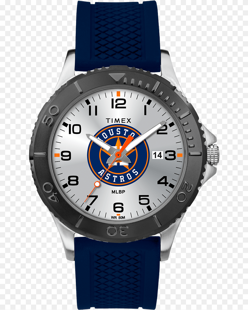 Gamer Navy Houston Astros Timex Men39s Quartz Watch With Black Dial Analogue Display, Arm, Body Part, Person, Wristwatch Free Transparent Png